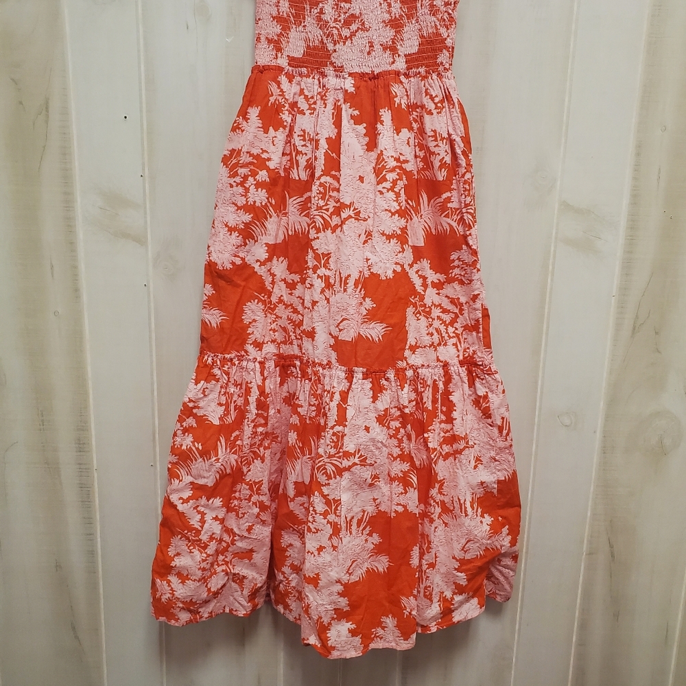 Tuckernuck Scarlet Toile Mallie Sun Dress Hyacinth Tiered - Picture 8 of 13